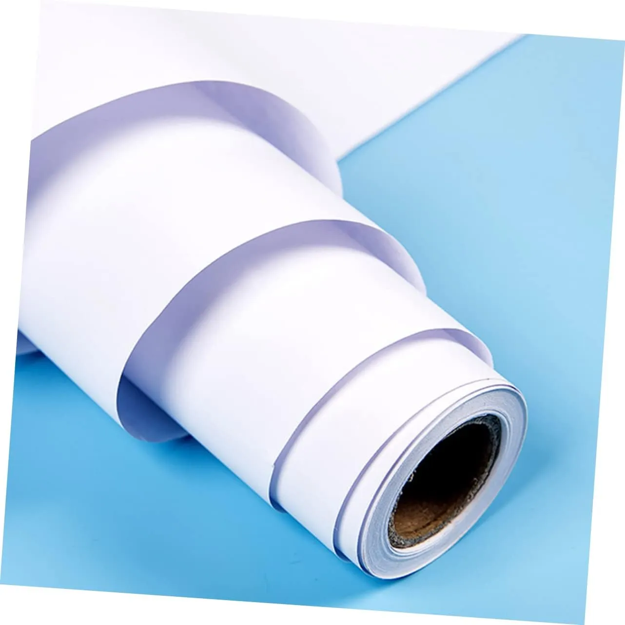 BEBEMOKO 25m White Drawing Paper Roll Blank Sketch and Craft Paper for Boy Girl Art Activities Compatible Watercolor Pastels and Inks Safe and Recyclable
