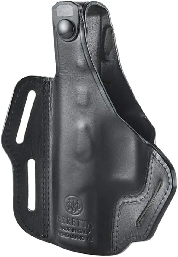 Beretta for APX Model Concealed Carry Flat Rear Profile Right Hand Black Leather Holster