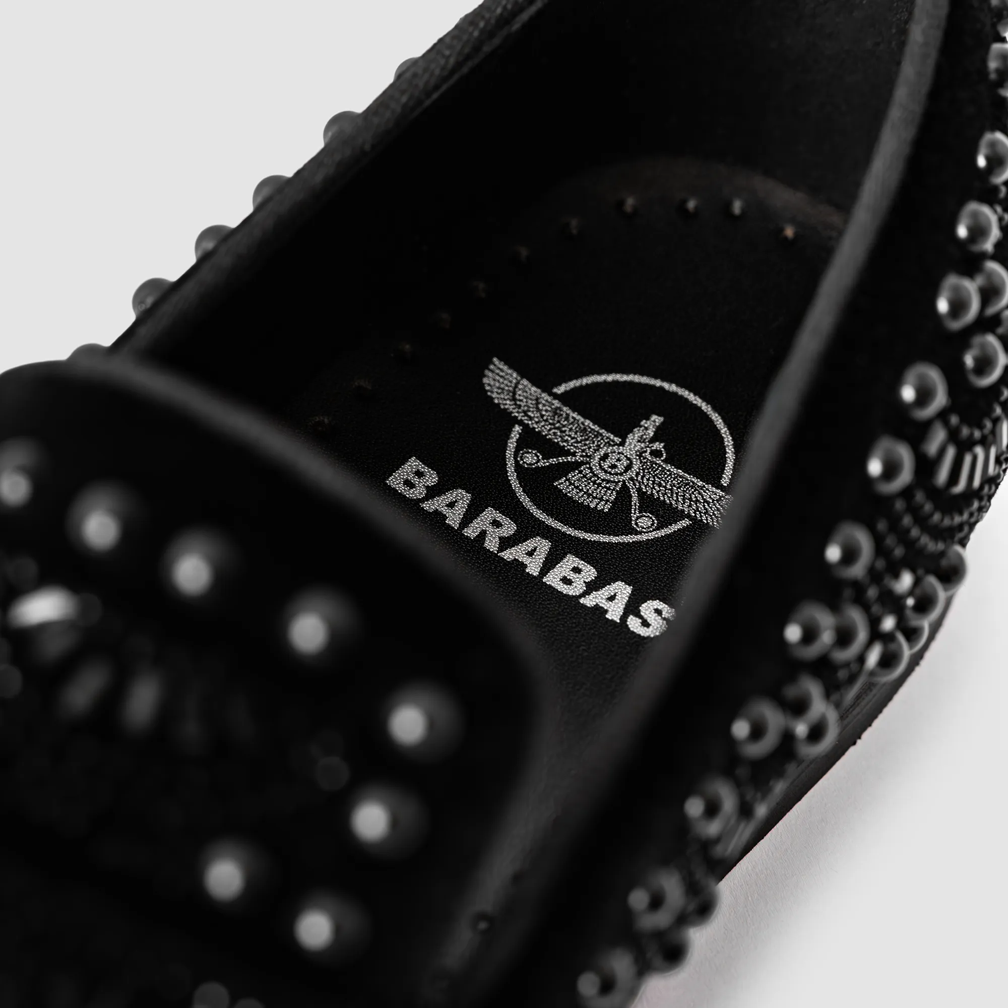 Berlin Rhinestone Pearl Loafers Shoes Black/Black