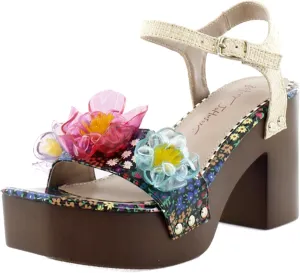 Betsey Johnson Women's Elayne Heeled Sandal