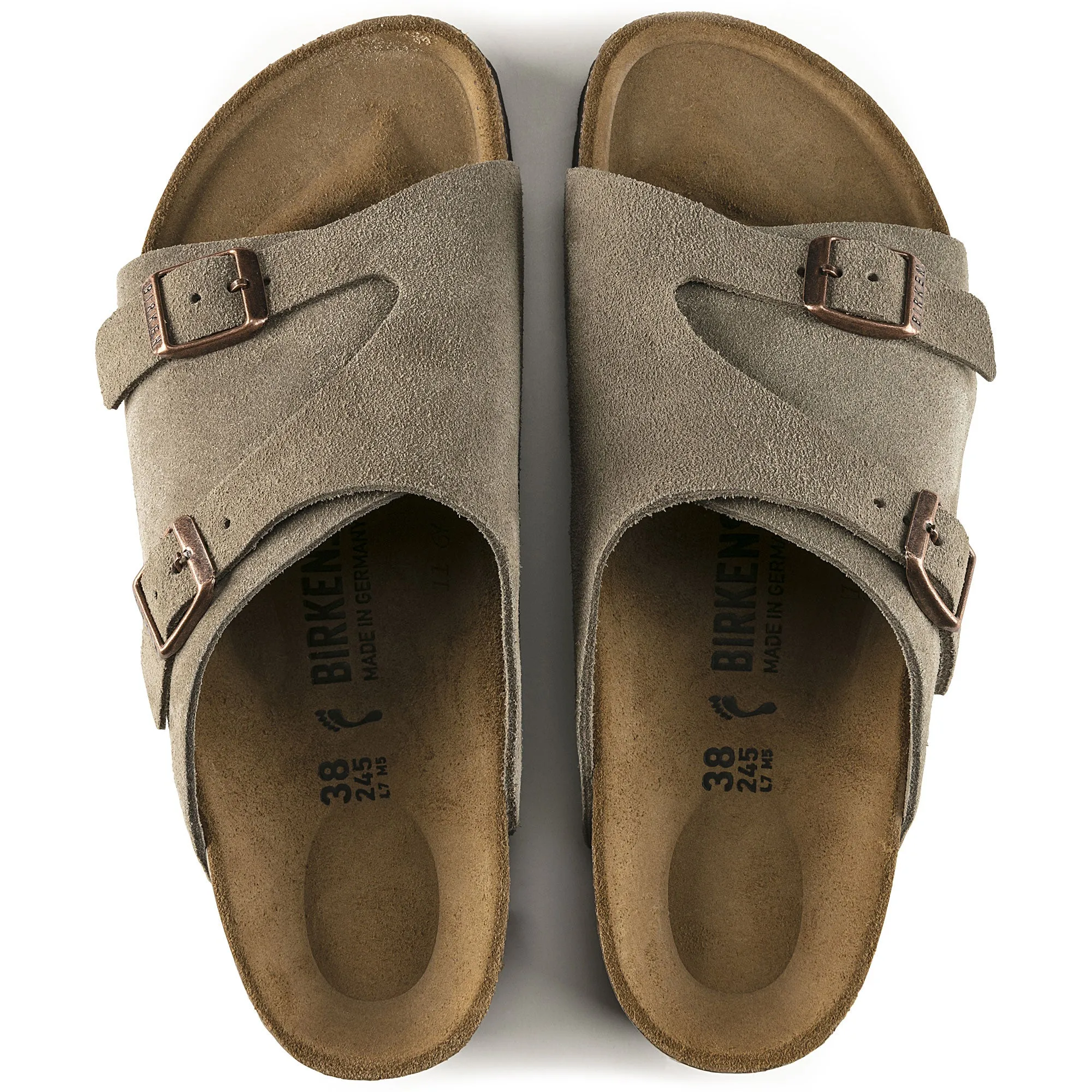 Birkenstock Zürich Taupe Suede