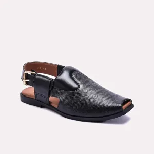 Black Comfy Peshawari Sandals 0141124