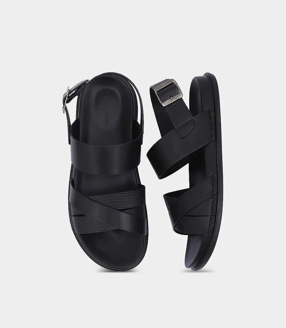 BM6921-BLACK-Men Sandal