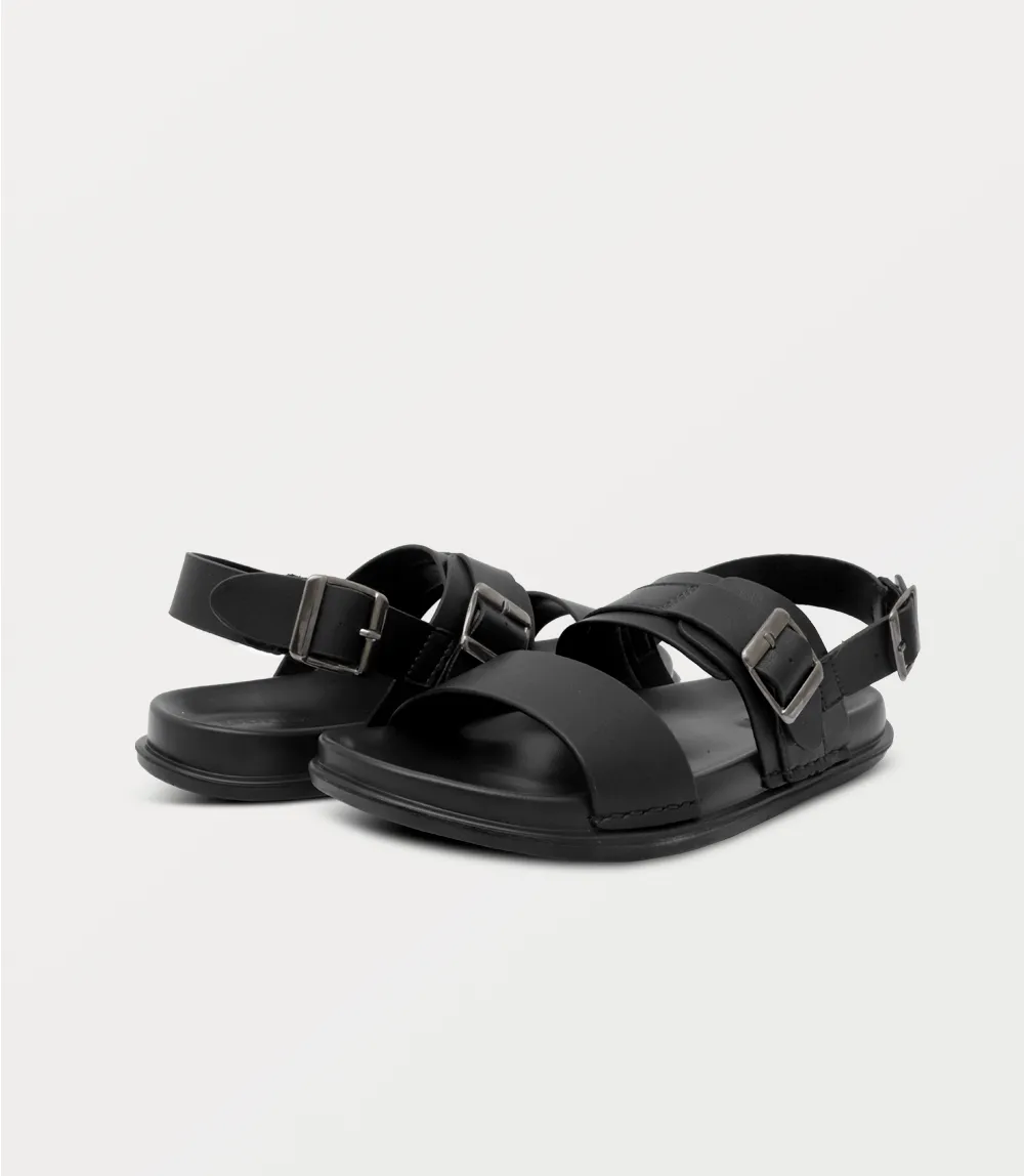 BM6943-BLACK-Men Sandal