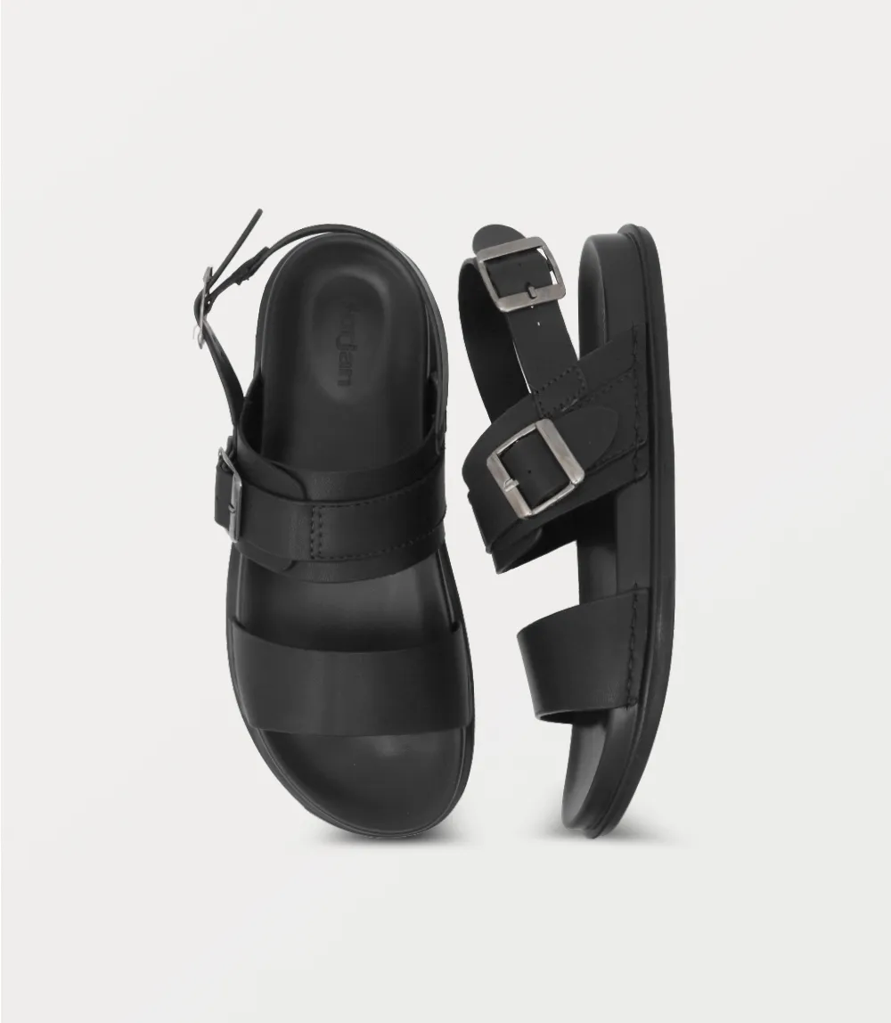 BM6943-BLACK-Men Sandal