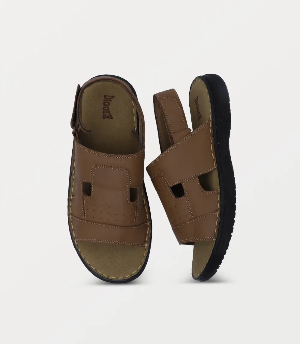 BM6951-MUSTARD-Men Sandal