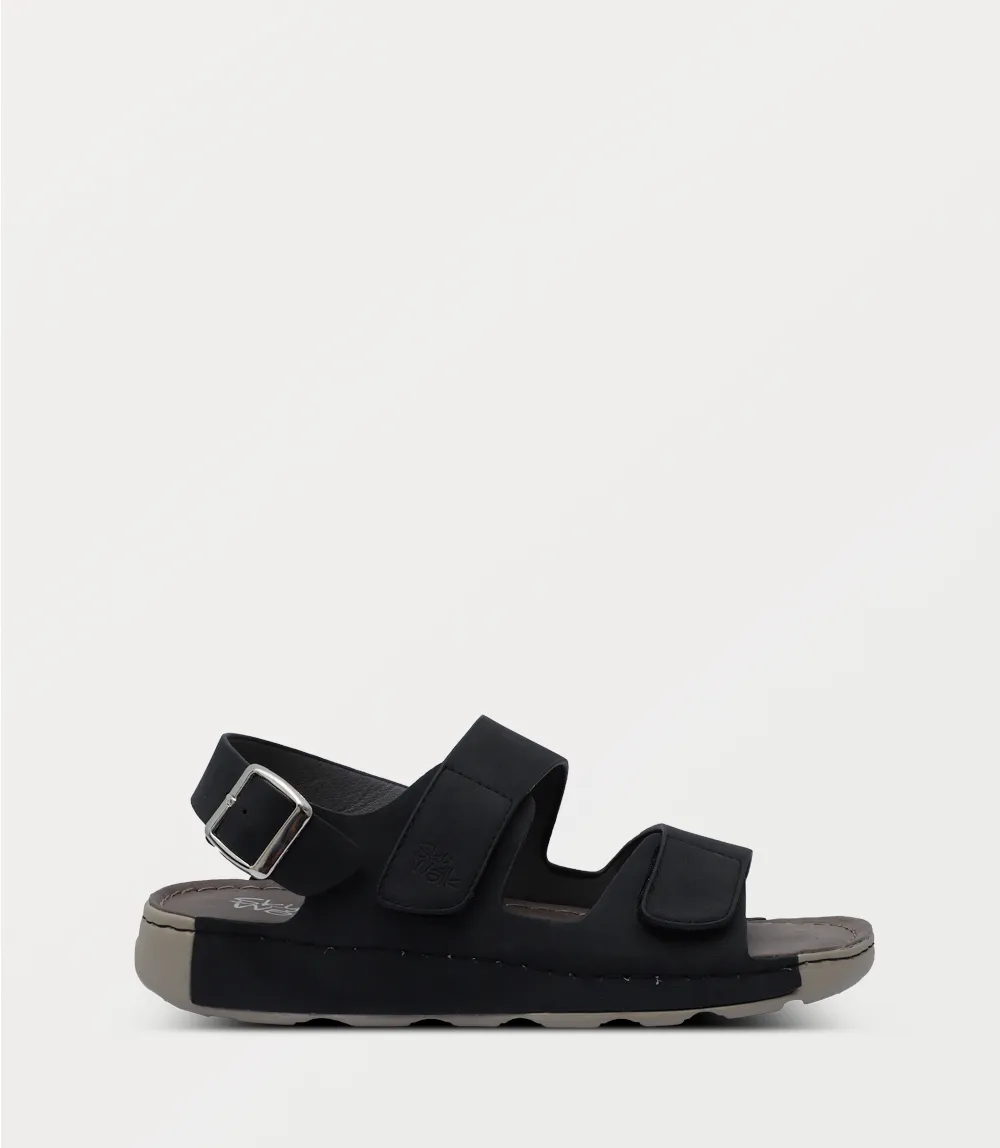 BM6994-BLACK-Men Sandal