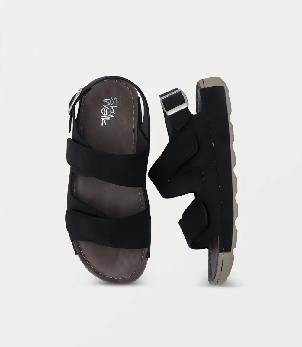 BM6994-BLACK-Men Sandal