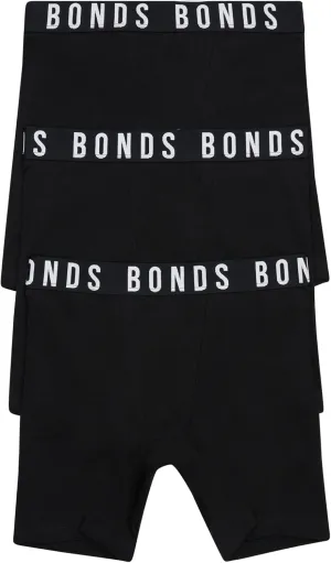 Bonds Mid-Length Icons Boxer Brief Underwear with Cotton for Women, 3-Pack