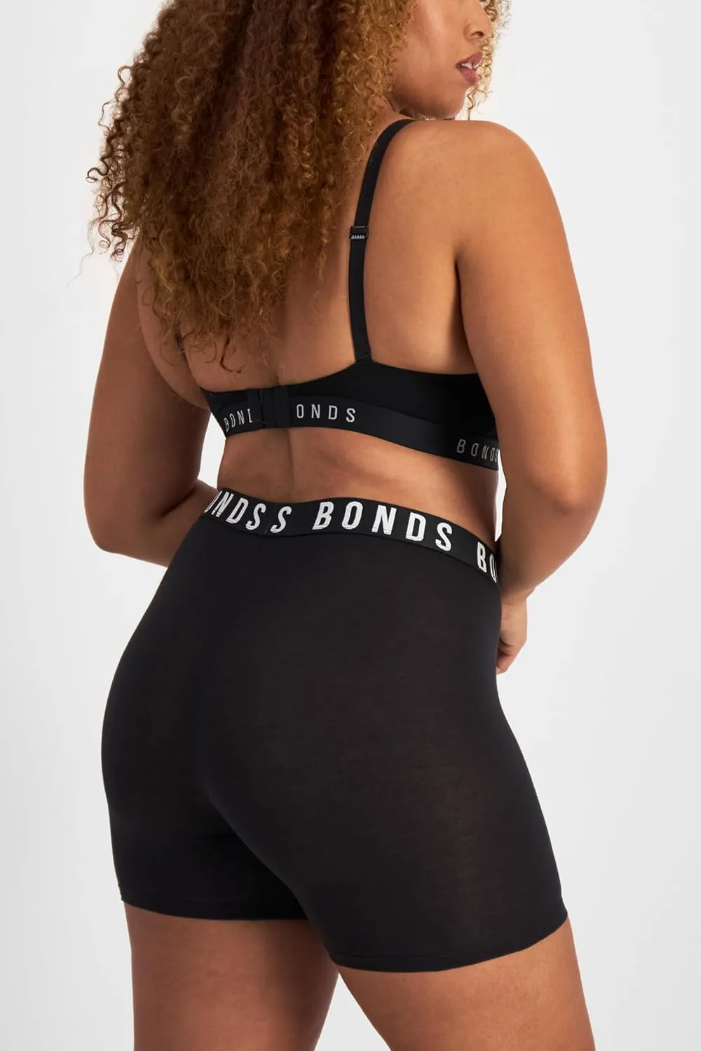 Bonds Mid-Length Icons Boxer Brief Underwear with Cotton for Women, 3-Pack