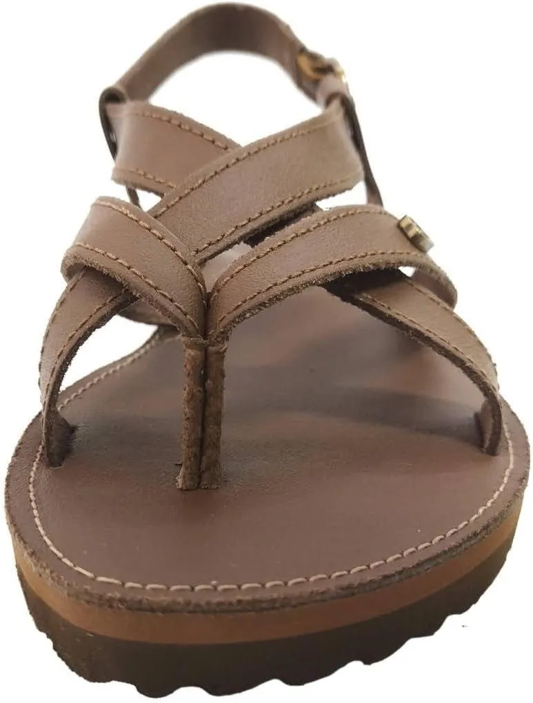 BoraBora Praia da Pipa | Women's Leather Sandal Prime Brazilian Style Comfortable Adjustable Strappy