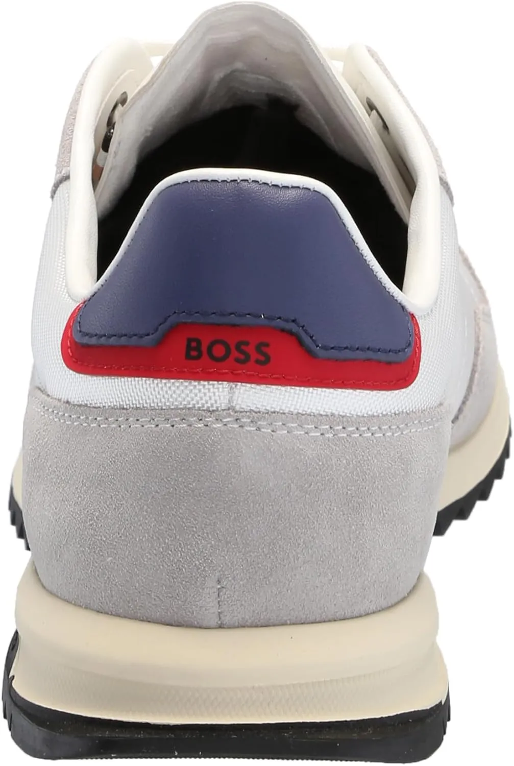 BOSS Men's Zayn Low Profile Suede Leather Two Tone Sneaker