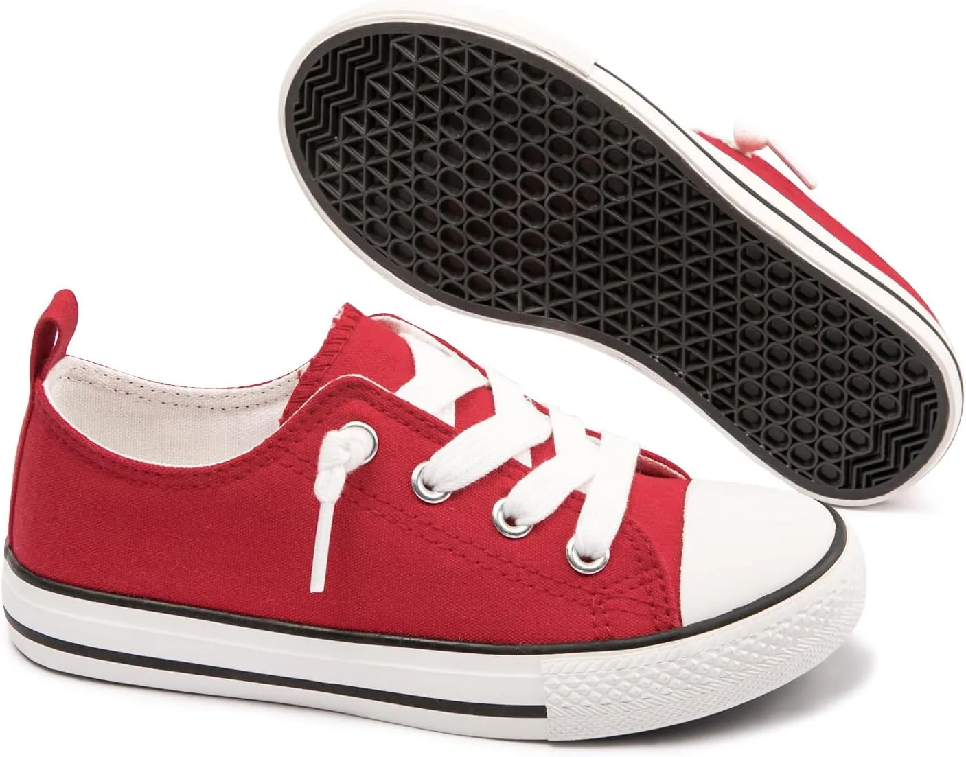 Boy Girls Canvas Shoes Slip on Sneakers Comfort Casual Walking Shoes for Little Kid Big Kid