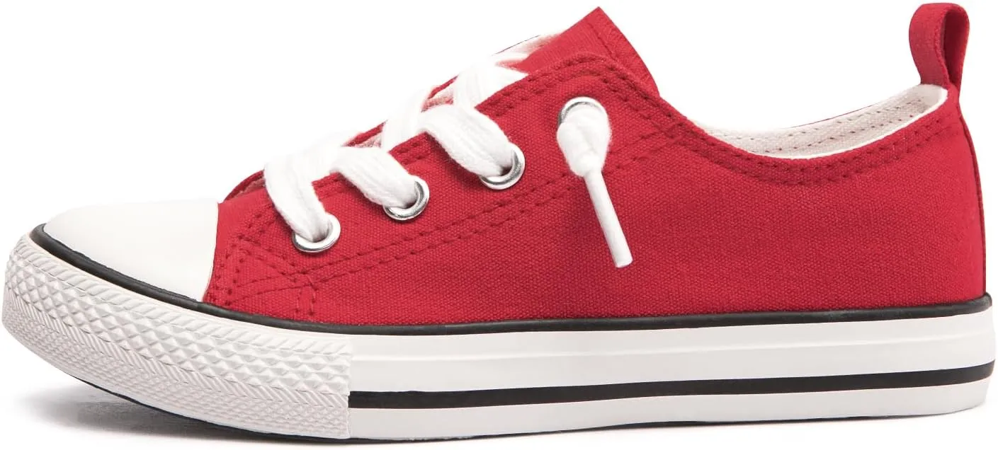 Boy Girls Canvas Shoes Slip on Sneakers Comfort Casual Walking Shoes for Little Kid Big Kid