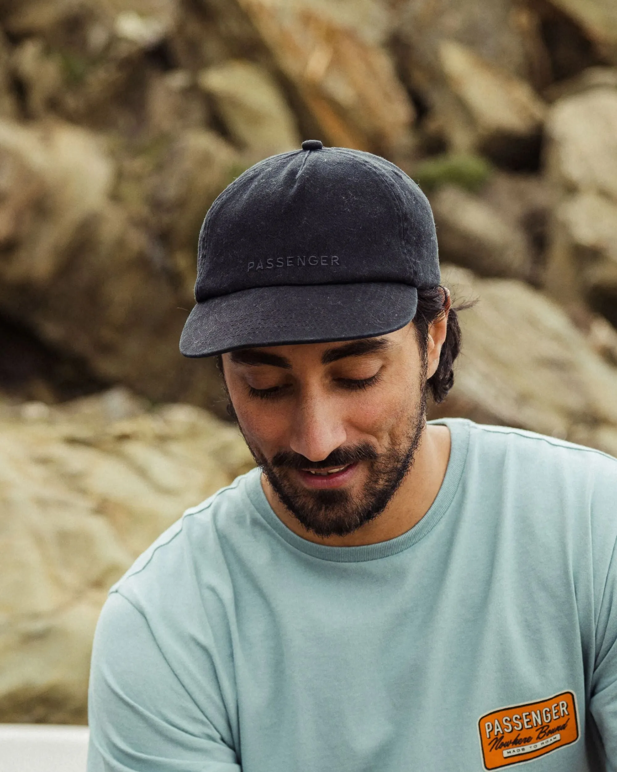 Byron Recycled Cap - Faded Black