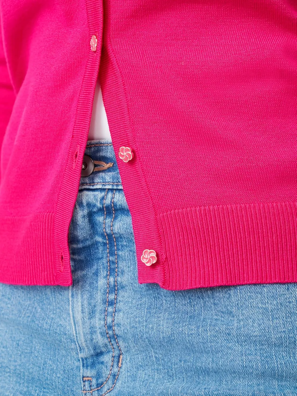 Cable & Gauge Novelty Button Cardigan