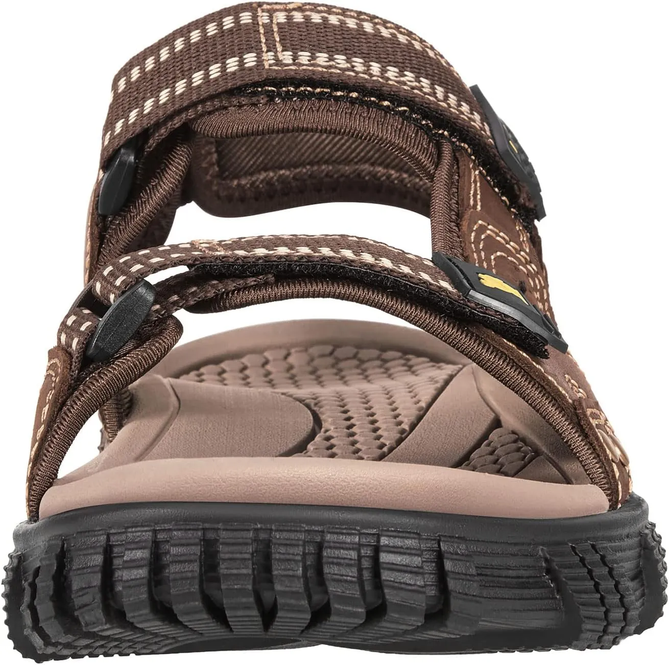 CAMEL CROWN Men's Water Sandals Waterproof Arch Support Hiking Sandals Comfort Leather Sandals Adjustable Athletic Outdoor Sandals for Summer Beach Trail Walking