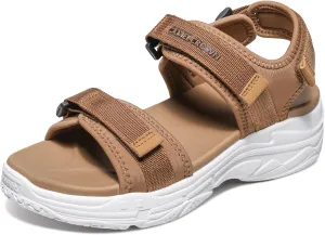 CAMEL CROWN Women's Athletic Sandals Comfortable Outdoor Walking Waterproof Lightweight Girls' Platform Shoes Open Toe Arch Support