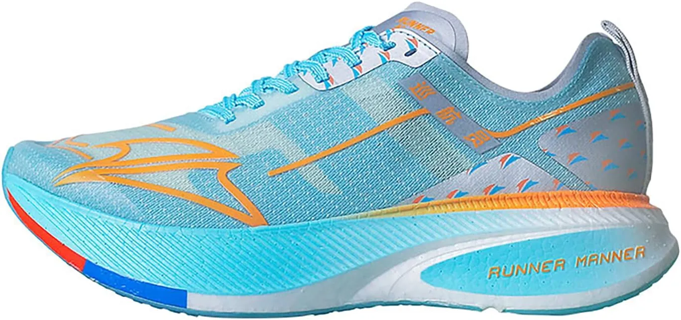 Carbon Plate Running Shoes for Men – Cushioned, Lightweight, Breathable, Non-Slip Road Sneakers