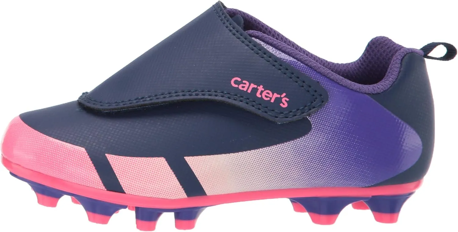 Carter's Girl's Fica Hook and Loop Sports Cleat Sneaker