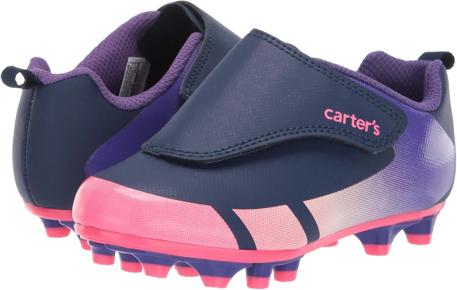 Carter's Girl's Fica Hook and Loop Sports Cleat Sneaker