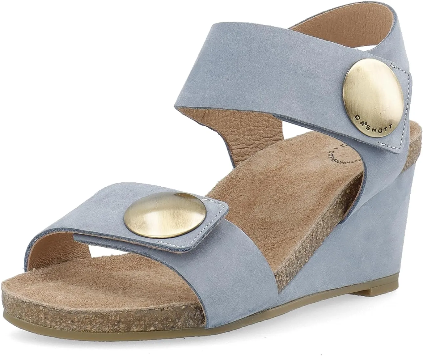 CA'SHOTT A/S Women's Ankle-Strap Wedge Sandal