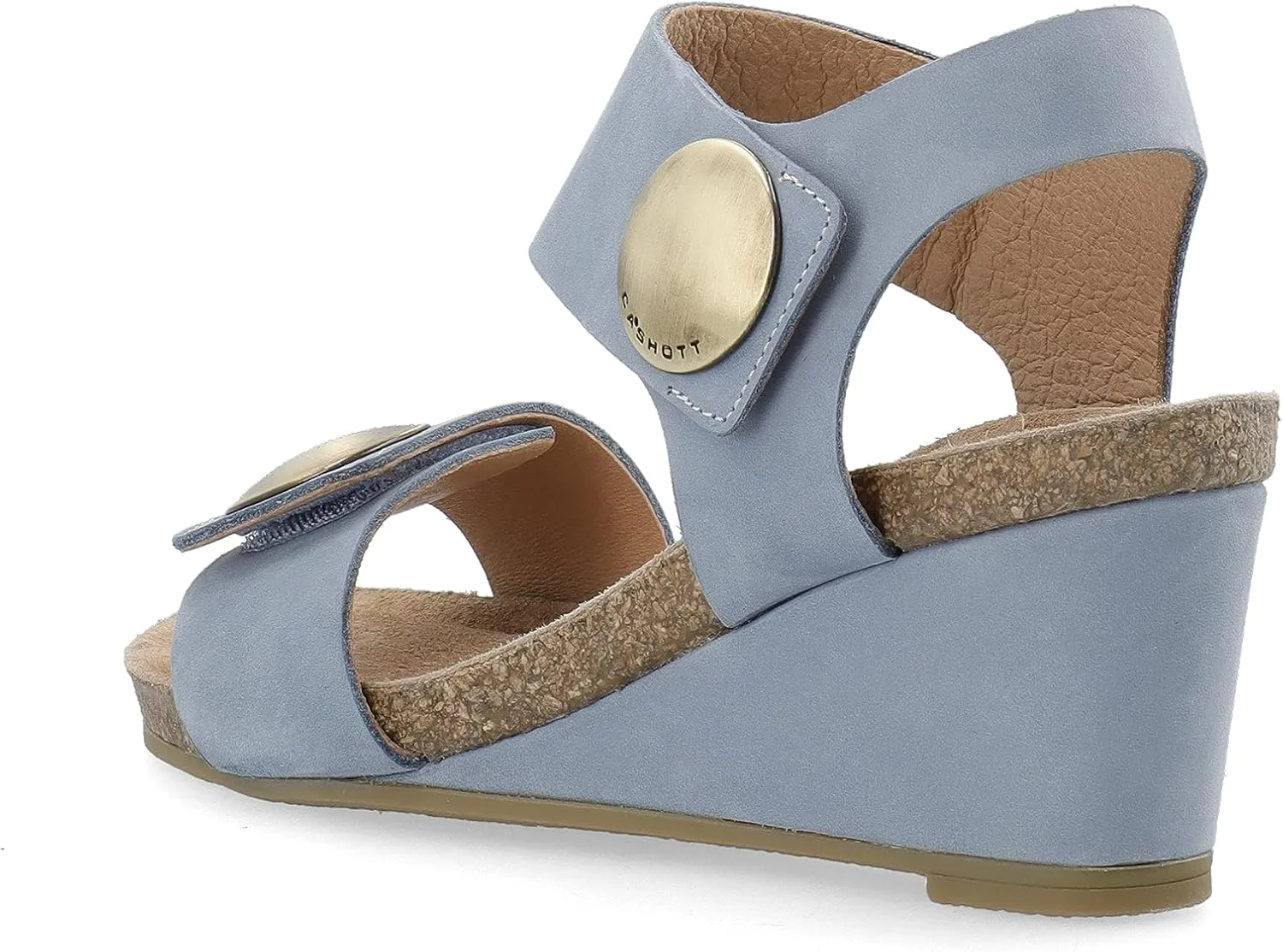 CA'SHOTT A/S Women's Ankle-Strap Wedge Sandal