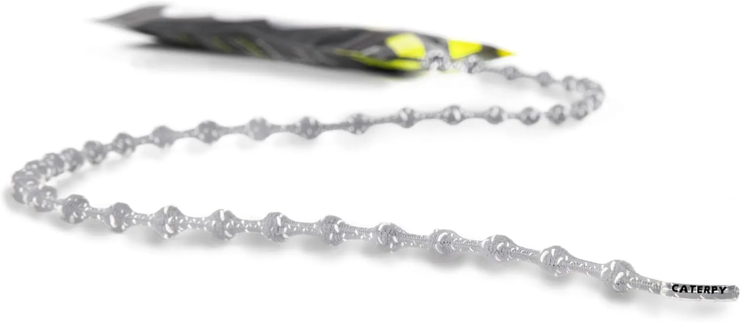 Caterpy RUN - Ultimate Elastic No-Tie Shoelaces | Custom Fit, Comfortable, Easy Install | For Adults, Kids, Running & Sports