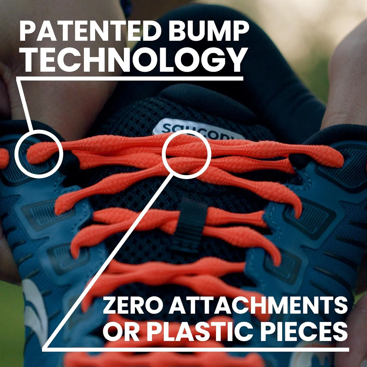 Caterpy RUN - Ultimate Elastic No-Tie Shoelaces | Custom Fit, Comfortable, Easy Install | For Adults, Kids, Running & Sports