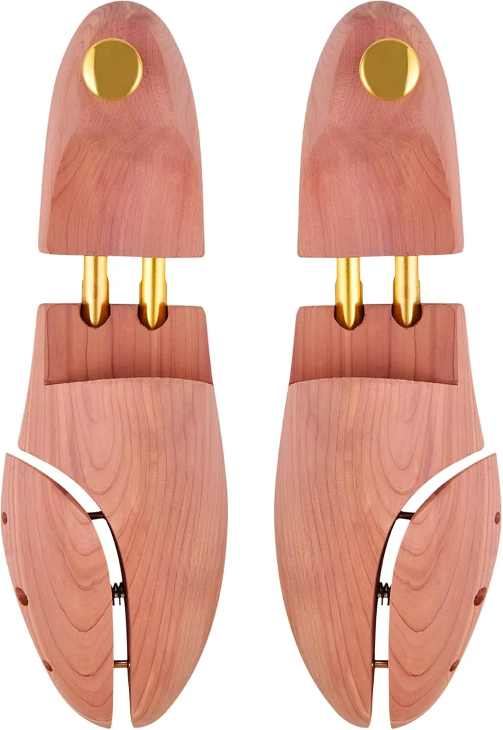 Cedar Shoe Tree for Men Women Red Cedar Wooden Shoe Trees with Twin Tubes