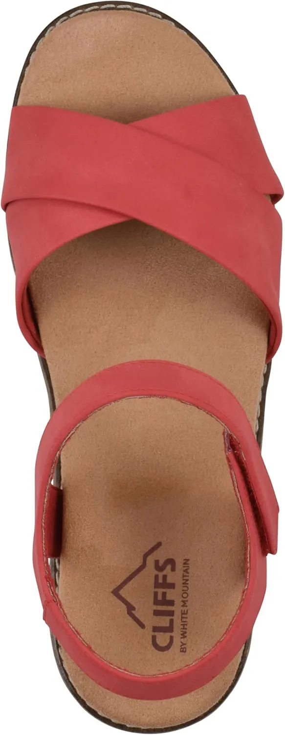CLIFFS BY WHITE MOUNTAIN Women's Tinna Cork Wedge Sandal
