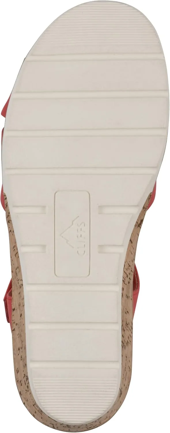 CLIFFS BY WHITE MOUNTAIN Women's Tinna Cork Wedge Sandal