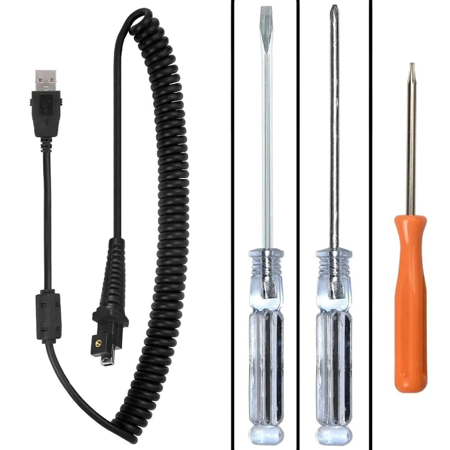 Compatible Nuance® Dragon PowerMic III Microphone 5.5' Curly Cable - Easy Install