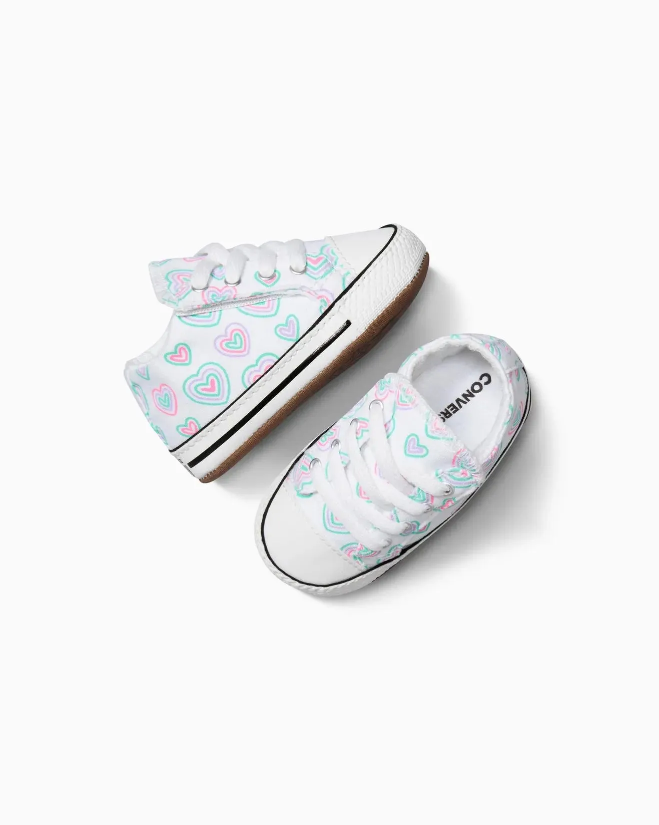 .Converse CTAll Star Hearts Easy On Cribster Low Top White- (A08460) - CPC - R2L14