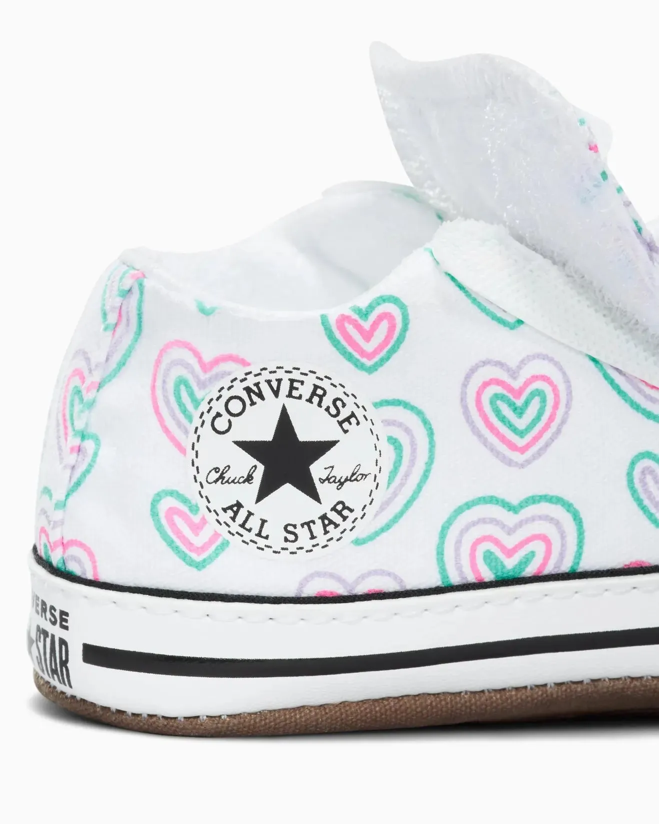 .Converse CTAll Star Hearts Easy On Cribster Low Top White- (A08460) - CPC - R2L14