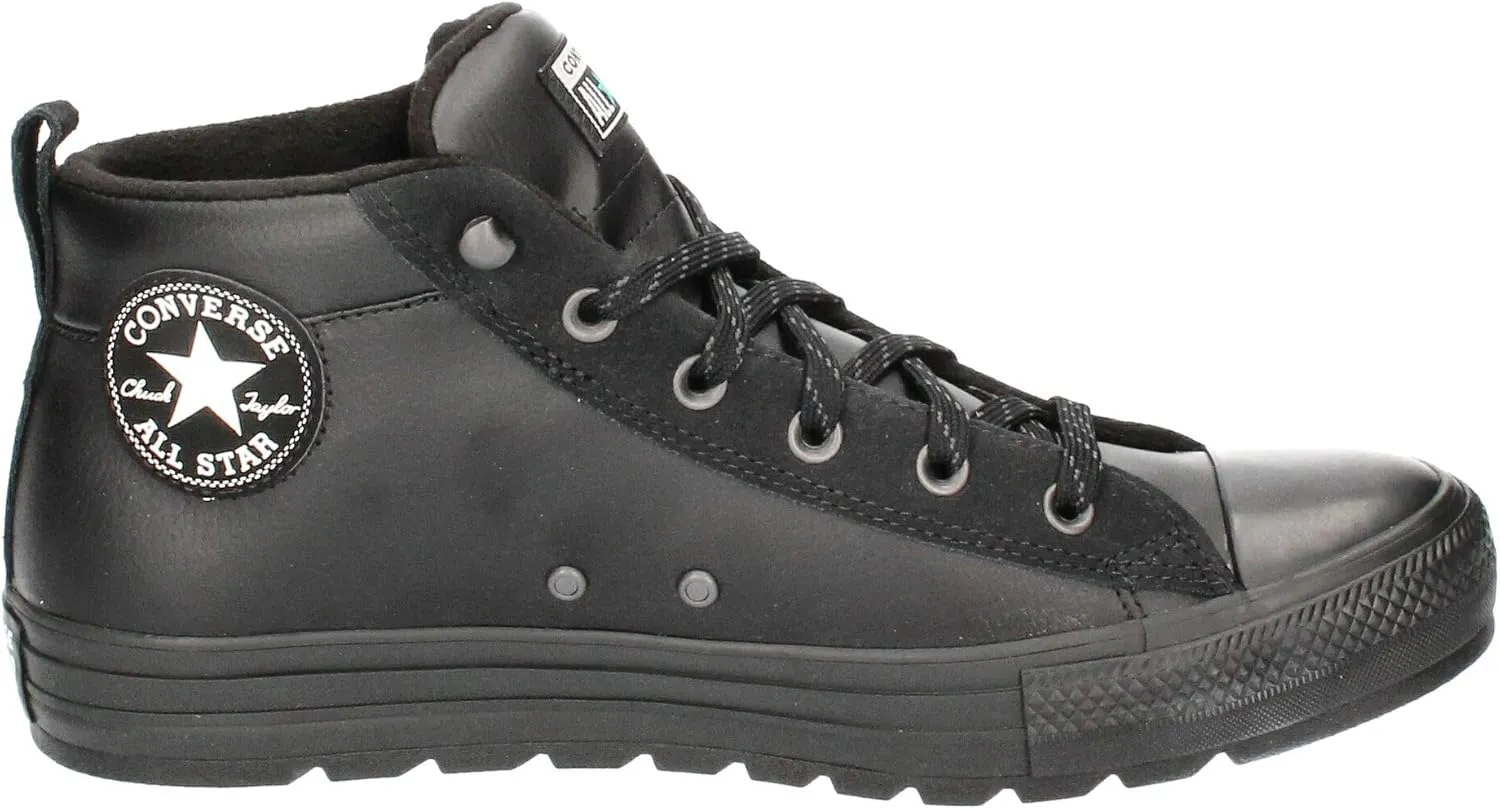 Converse Unisex-Adult Chuck Taylor All Star Leather Street Mid Top Sneaker