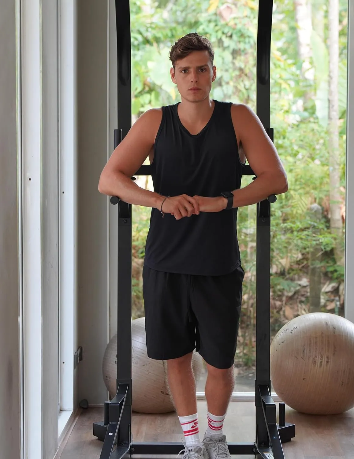 COOFANDY Mens Tank Top UPF 50  Quick Dry Sleeveless Shirts Summer Workout Muscle T Shirt Cool Swim Beach Top