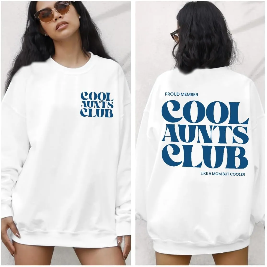 Cool Aunts Club Women's Future Aunt Sweatshirt