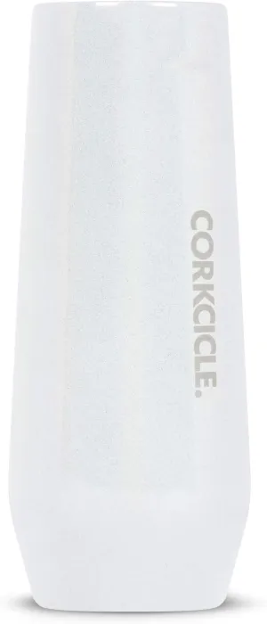 Corkcicle Stemless Flute, Triple Insulated Stainless Steel, Easy Grip, Non-slip Bottom, Keeps Beverages Chilled for 9 Hours, Unicorn Magic, 7 oz