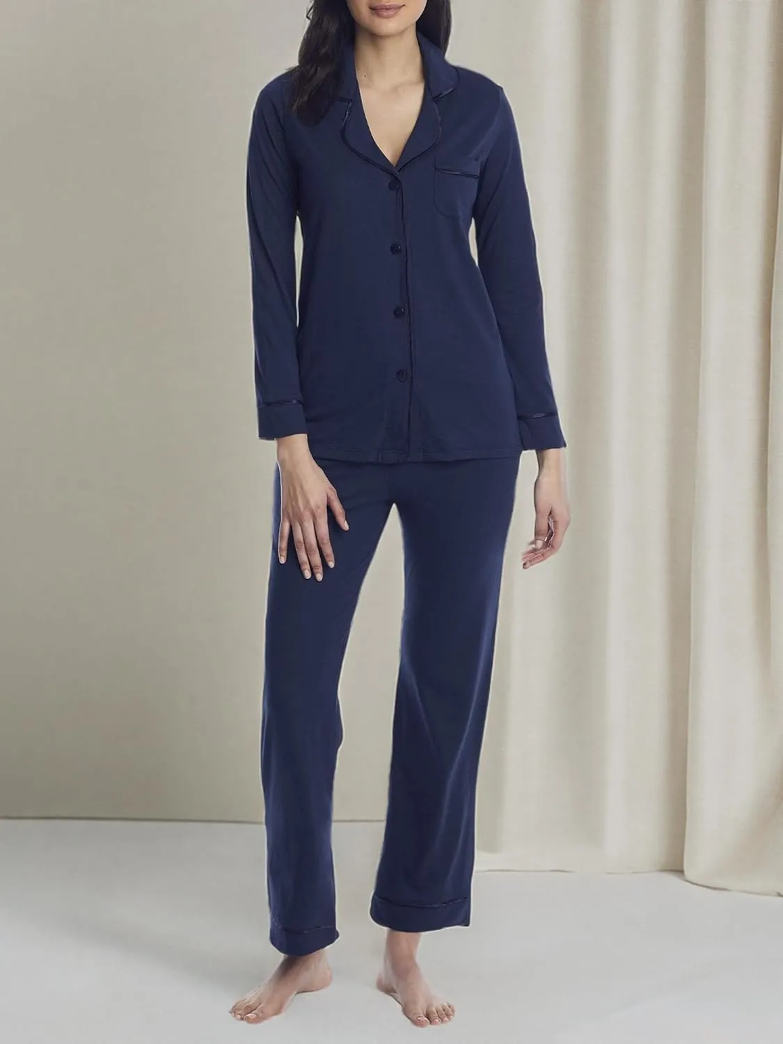 Cosabella Women's Bella Long Sleeve Top & Pant PJ Set