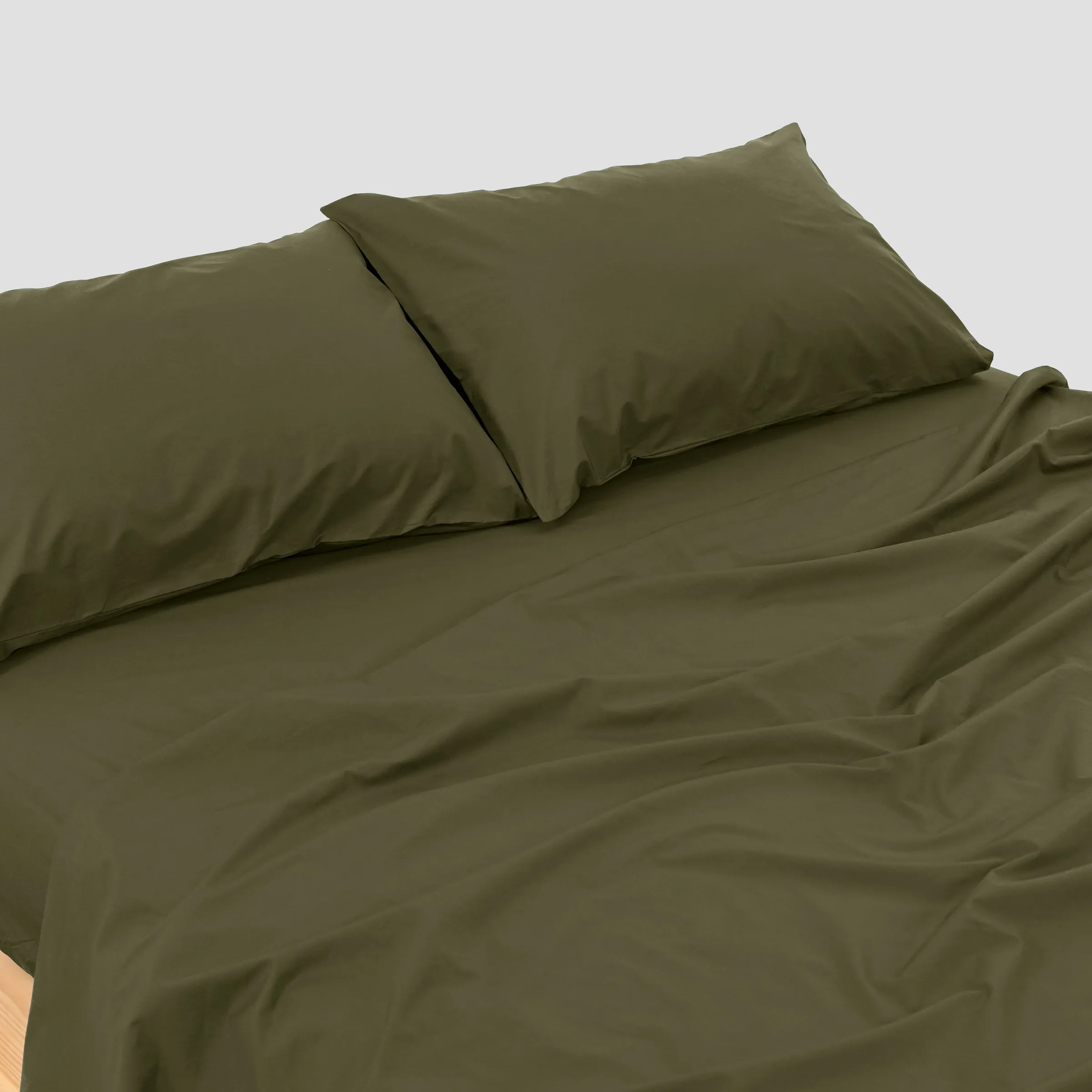 Crisp Olive Flat Sheet