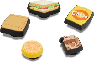 Crocs Jibbitz Shoe Charms - Breakfast Food Multi Pack, Cute Crocs Charms