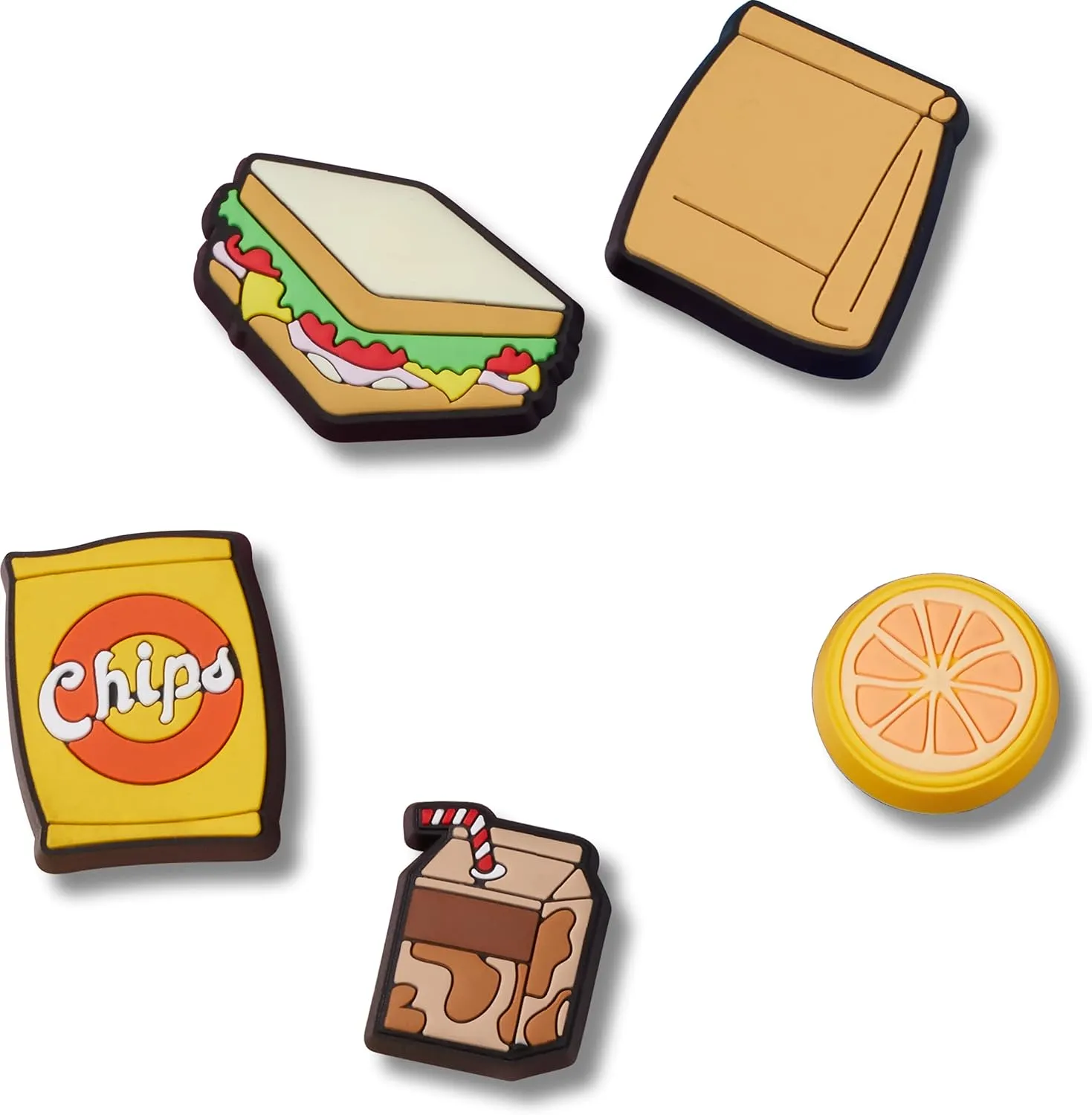 Crocs Jibbitz Shoe Charms - Breakfast Food Multi Pack, Cute Crocs Charms