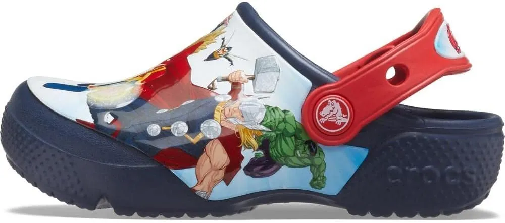 Crocs Unisex-Child Fun Lab Avengers Patch Clog