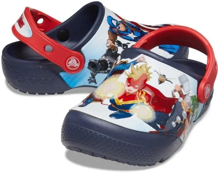 Crocs Unisex-Child Fun Lab Avengers Patch Clog