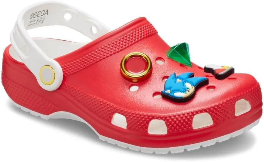 Crocs Unisex-Child Sonic The Hedgehog Classic Clogs, Kids and Toddler Shoes