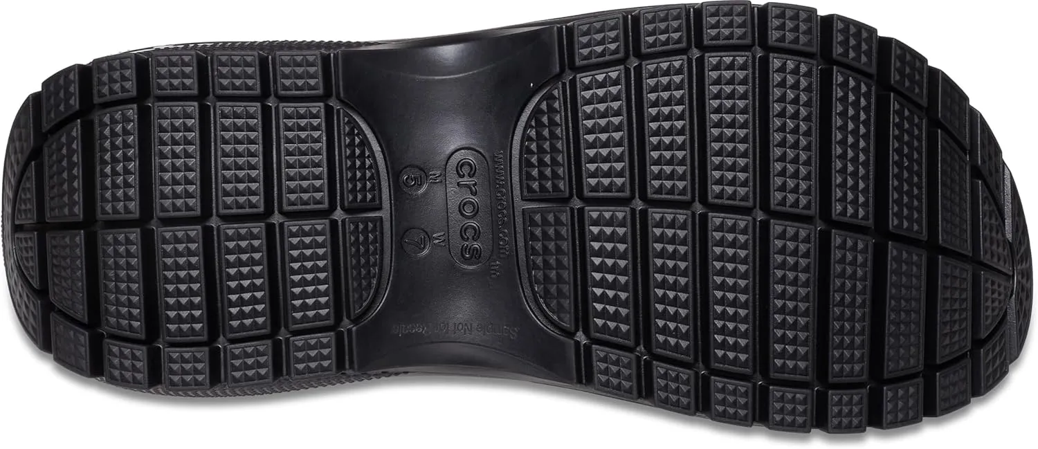 Crocs Unisex Classic Mega Crush Platform Sandals Wedge