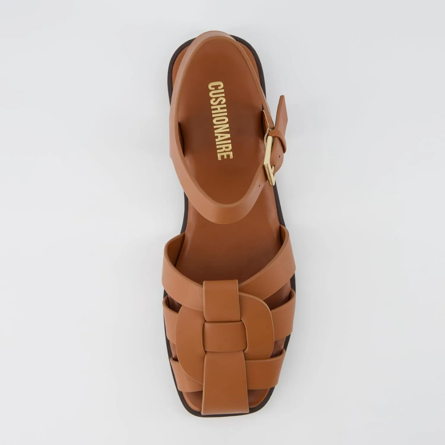 CUSHIONAIRE Benny Women's Fisherman Sandal With Cushioned Footbed and Adjustable Buckle