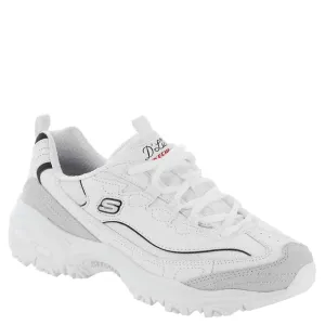 Cutting-edge software 9.5 White Sneaker New Black DLites Skechers Womens Customer endorsements Heat