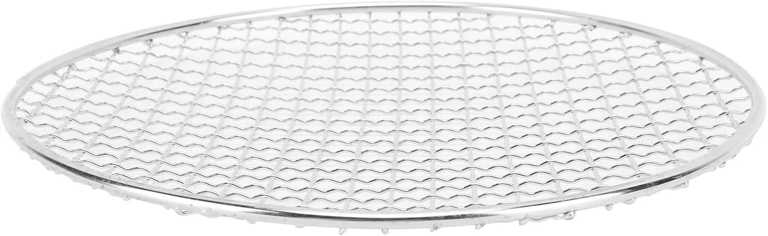 DAUZ Grill Mesh Rack, Easy Cooking Round Grill Grate Good Workmanship Stainless Steel 1.5mm Wire for Outdoor